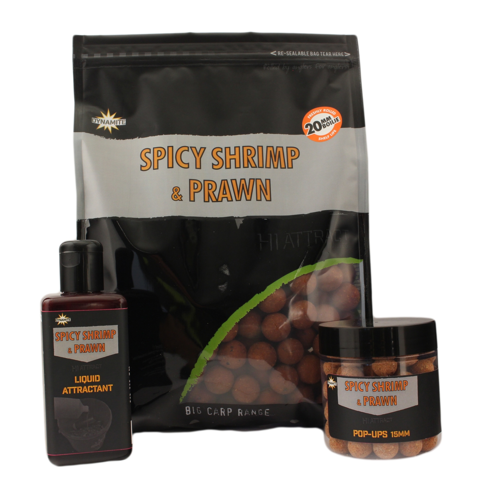 Vismania Spicy Shrimp & Prawn Boilies 15mm